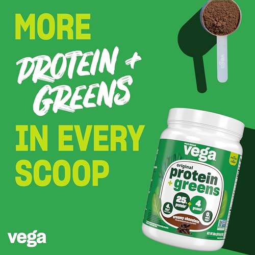 Vega Protein and Greens Protein Powder, Chocolate - 20g Plant Based Protein Supplement in Pakistan