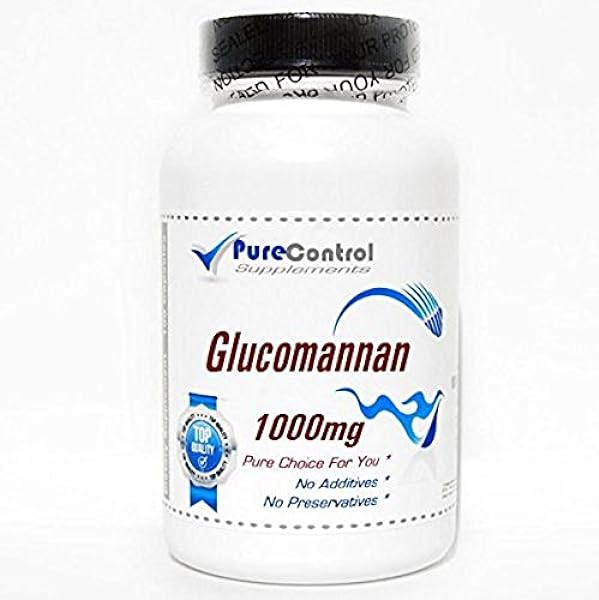 Glucomannan 1000mg // 180 Capsules // Pure // in Pakistan