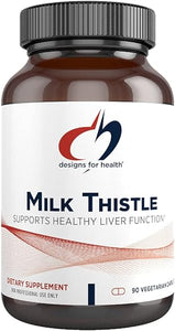 Designs for Health Milk Thistle Extract - Highly Standardized to 80% Silymarin from Milk Thistle Seed - Liver + Detox Support Supplement with Sunflower Lecithin to Improve Absorption (90 Capsules) in Pakistan