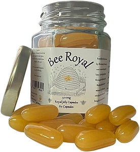 500mg Fresh Royal Jelly Capsules - 60 Capsules of 100% Fresh Queen's Jelly NOT Freeze Dried Extract - Supports Immune System, Fertility, Energy Management, Reduces Tiredness & Fatigue in Pakistan
