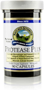 Nature's Sunshine Protease Plus, 90 Capsules | Powerful Digestive Enzyme Supplements with 60,000 HUT Protease to Break Down Proteins and Amino Acids in Pakistan