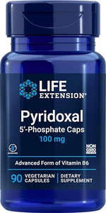 Life Extension Pyridoxal 5-Phosphate Caps 100 mg P5P, 90 Veg Capsules - Advanced Vitamin B6 Supplement in Pakistan