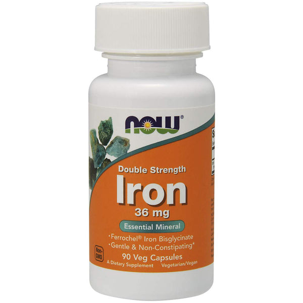 NOW Supplements, Iron 36 mg, Double Strength, Non-Constipating Supplement in Pakistan