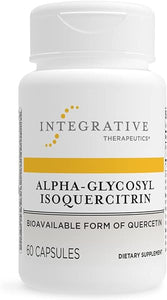Integrative Therapeutics Alpha-Glycosyl Isoquercitrin - Quercetin Supplement to Support Antioxidant Pathways and Cellular Regulation* - Flavonoid Supplement - Gluten-Free & Vegan - 60 Vegan Capsules in Pakistan
