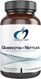 Designs for Health Quercetin + Nettles - Immune Support Supplement - Nettle Leaf + Quercetin Supplement with Flavonoids to Support a Healthy Inflammatory Response (90 Vegan Capsules) in Pakistan