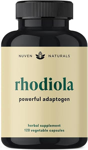 Rhodiola Rosea 600 mg - 120 Vegan Capsules - Ultra Potent Rhodiola Supplement for Natural Stress Support and Mood Boost - Rhodiola Rosea Extract (3% Salidroside & 1% Rosavins) - Powerful Adaptogen in Pakistan
