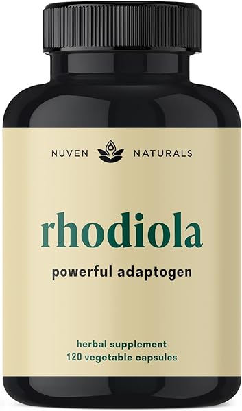 Rhodiola Rosea 600 mg - 120 Vegan Capsules - Ultra Potent Rhodiola Supplement for Natural Stress Support and Mood Boost - Rhodiola Rosea Extract (3% Salidroside & 1% Rosavins) - Powerful Adaptogen in Pakistan in Pakistan