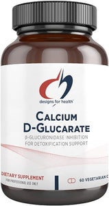 Designs for Health Calcium D-Glucarate - 1200mg CDG for Liver Support - Detoxification + Healthy Hormone Metabolism Support Supplement for Men + Women - Non-GMO, Soy-Free (60 Capsules) in Pakistan