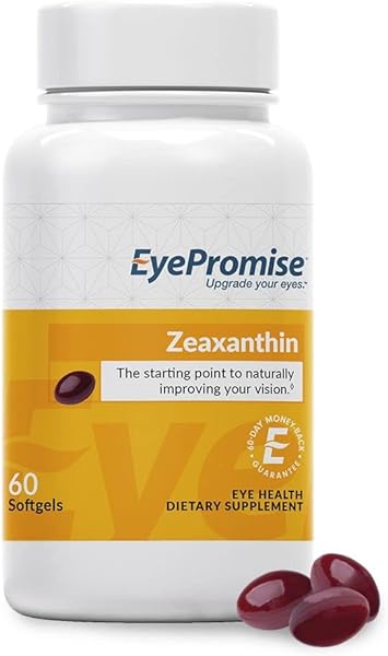 EyePromise Zeaxanthin Eye Vitamin - Softgels Capsules Made with Dietary Zeaxanthin for All Diets Including No Gluten and Vegetarian in Pakistan