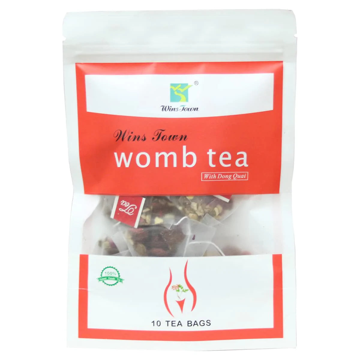 Wins Town Fibroid Tea, Warm Uterus, Womb Detox Tea, Supports Hormonal Balance, 20 Teabags (Fibroid Tea)