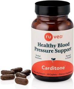 ruved Carditone, Doctor-Formulated, All-Natural Ayurvedic Herbal Supplement, Trusted for Over 30 Years, 30 Vegetarian Caplets in Pakistan