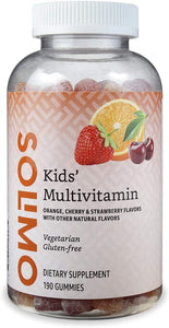 Amazon Brand - Solimo Kids' Multivitamin, 190 Gummies