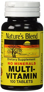 Nature's Blend Multi-Vitamin No Minerals 100 Tabs Supplement in Pakistan