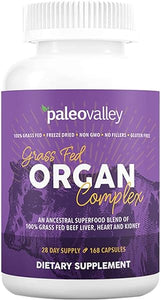 Grass Fed Beef Organ Complex - Freeze-Dried Beef Liver, Heart, and Kidney Blend, 1 Bottle in Pakistan