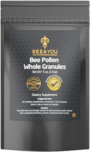 BEE and You Bee Pollen Granules, 5oz Bag, 100% Pure, Natural Supplement, Antioxidants, Proteins, Vitamins, Amino Acids, for Adults, Women, Men in Pakistan