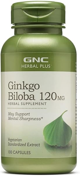 GNC Herbal Plus Ginkgo Biloba 120mg | Support in Pakistan