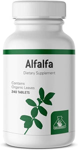 Alfalfa Tablets - Non-GMO Green Superfood Supplement with Vitamins, Minerals, Amino Acids - 240 Tablets in Pakistan