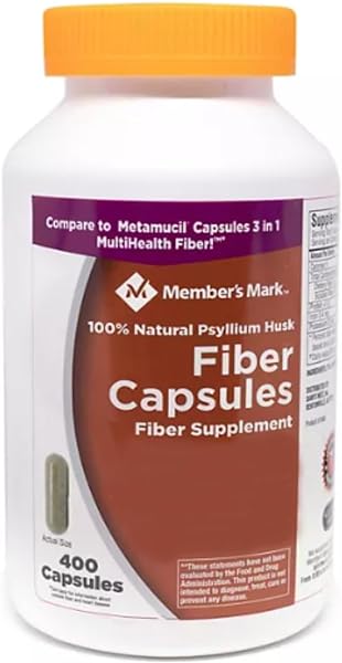 Members Mark Fiber Capsules 400 Count (Pack o in Pakistan