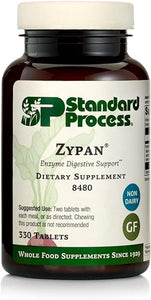 Standard Process Zypan - Digestive Health Support Supplement - HCI Supplement with Pancreatin, Betaine Hydrochloride & Pepsin - Support Macronutrient Digestion - 330 Tablets in Pakistan