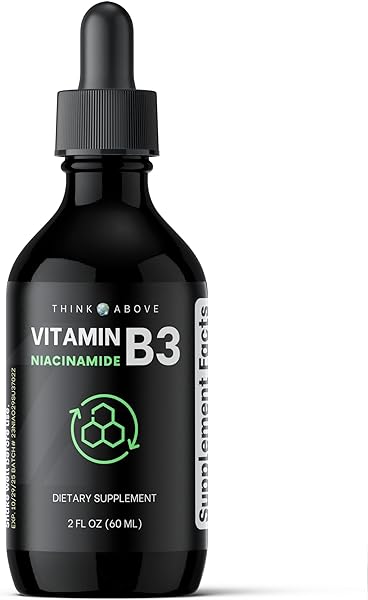 Vitamin B3 Niacinamide Liquid - Non Flush Form of B3 Niacin - Convenient Vitamin B3 Niacinamide Drops for Women and Men - Easy to Swallow 2oz (60ml) in Pakistan in Pakistan