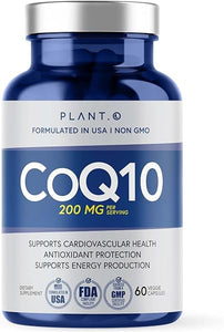 CoQ10 200mg Softgels ǀ High Absorption Premium Coenzyme Q10 ǀ Heart Supplement, Energy Production, Immune Support ǀ 60 Liquid Capsules in Pakistan