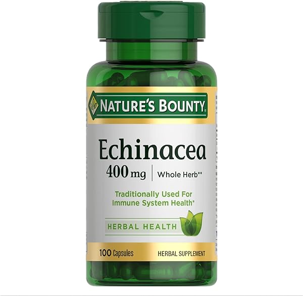 Nature's Bounty Echinacea, Herbal Supplement, Supports Immune Health, 400mg, 100 Capsules in Pakistan in Pakistan