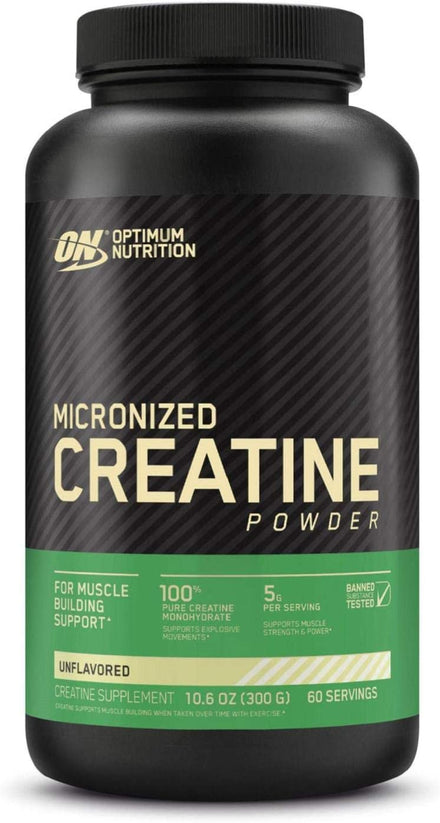 Optimum Nutrition Micronized Creatine Monohydrate Powder Muscle Growth Supplement