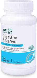 Klaire Labs Digestive Enzymes - Powerful Microbial-Based Amylase, Protease, Lactase, Lipase & Cellulase Enzyme Blend for Gas & Bloating (180 Capsules) in Pakistan