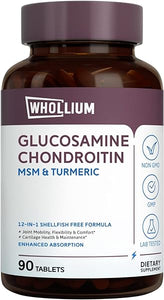 Glucosamine Chondroitin, 1500 mg Glucosamine HCl, Ultra Strength, Supports Joint Structure, Flexibility & Strength, No Shellfish, Non-GMO, 90 Tabs in Pakistan