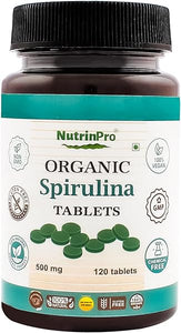 Forty Pack Organic Spirulina Tablets - 100% Pure Vegan, Non-GMO, Gluten Free, Chemical Free (4800) in Pakistan