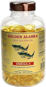 Omega 3 Alaska Deep Sea Fish Oil 1000mg 200 Softgels in Pakistan