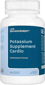 Life Enhancement Potassium Supplement Cardio Natural Potassium Supplement - 750 mg Potassium / 500 mg Taurine Per Serving- Daily Potassium Supplements - 120 Potassium Capsules (60 Servings) in Pakistan