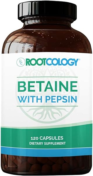 Rootcology Betaine with Pepsin - 750mg Betain in Pakistan