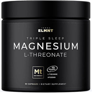 ELMNT Triple Sleep Sleep Supplement Capsules w. Apigenin, Theanine & Magtein Magnesium L-Threonate - Highest Absorption. in Pakistan