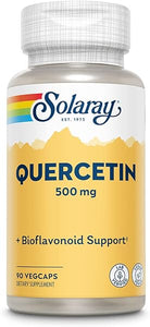 SOLARAY Quercetin 500 mg, Supports Sinus, Respiratory, Immune Function & Normal, Healthy Uric Acid Levels, 90 VegCaps in Pakistan