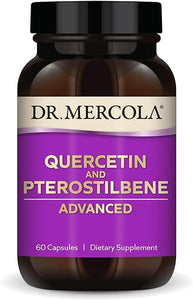 Dr. Mercola Quercetin and Pterostilbene Advanced, 30 Servings (60 Capsules), Dietary Supplement, Supports Lung and Immune Health, Non GMO in Pakistan