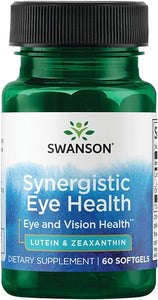 Swanson Synergistic Eye Health - Lutein and Zeaxanthin Supplement - 0 Softgels - Lutemax Lutein 20 mg and OmniXan Zeaxanthin 2 mg for Vision Support in Pakistan