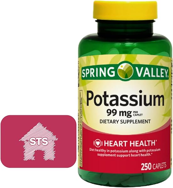 Spring Valley Potassium 99 mg, 250 Count + ST in Pakistan