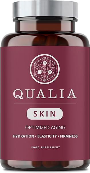 Qualia Skin Vitamins - The Ultimate Supplement For Better Skin With Biotin & Astaxanthin | Helps With Fine Lines & Wrinkles, Boosts Hydration, Firmness, Healthy Collagen & Elastin Levels, 84 Count in Pakistan