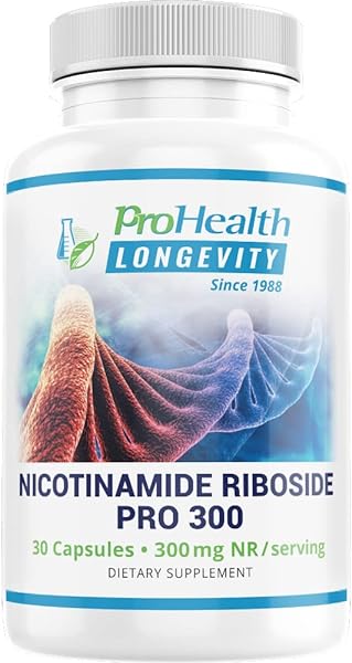 ProHealth Nicotinamide Riboside Pro 300. 300mg Patented Niagen NR (The Active Ingredient in NMN) Plus 150mg TMG. Equivalent to 414mg of NMN. NAD Supplement Boosts NAD. Proven in 300 Studies. 30 svgs in Pakistan
