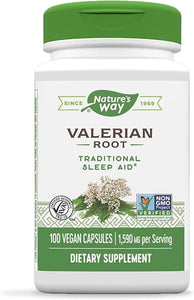 Nature's Way Valerian Root - Traditional Sleep Support* - Valerian Root Capsules - Gluten Free & Vegan - 100 Capsules in Pakistan