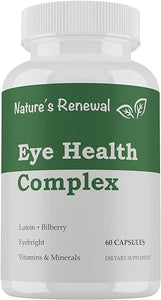 Eye Health Complex Supplement with Zeaxanthin, Lutein, Eyebright, Bilberry, 60 Capsules in Pakistan