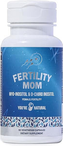 YOU'RE NATURAL Conception Fertility Vitamins for Women | Myo-Inositol, D-Chiro Inositol & Folate | Regulates Cycle | Aid Ovulation | Hormonal & Ovarian Support | Vitex | 30 Day Supply in Pakistan