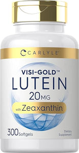 Carlyle Lutein and Zeaxanthin 20mg | 300 Softgels | Eye Health Vitamins | Non-GMO & Gluten Free Supplement in Pakistan