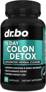 Colon Cleanser Detox for Weight Flush - 15 Day Intestinal Cleanse Pills & Probiotic - Fast Natural Laxative for Constipation Relief - Bowel Movement Supplements for Stomach Bloating, Gut Loss Support in Pakistan