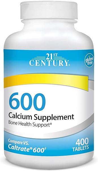 21st Century Calcium Supplement, 600 mg, Tablet, 400 Count in Pakistan in Pakistan