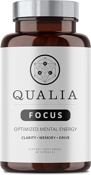 Qualia FOCUS Brain Booster Supplement | A Powerful Nootropic Designed to Deliver Sustained Mental Energy, Alertness, Concentration & Memory | With Ginkgo Biloba, L-Theanine Plus 40 ct in Pakistan