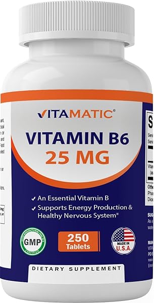 Vitamatic Vitamin B6 (Pyridoxine HCI), 25 mg  in Pakistan