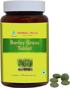 HERBAL HILLS Barley Grass Tablets 120 Count Vegan Friendly Superfood in Pakistan