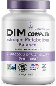 Dim Supplement [Enhanced Absorption with Bioperine, Brocolli, Calcium] Diindolylmethane Hormonal Balance for Women & Men, Estrogen Metabolism, Menopause Support & Stress Relief Pills in Pakistan